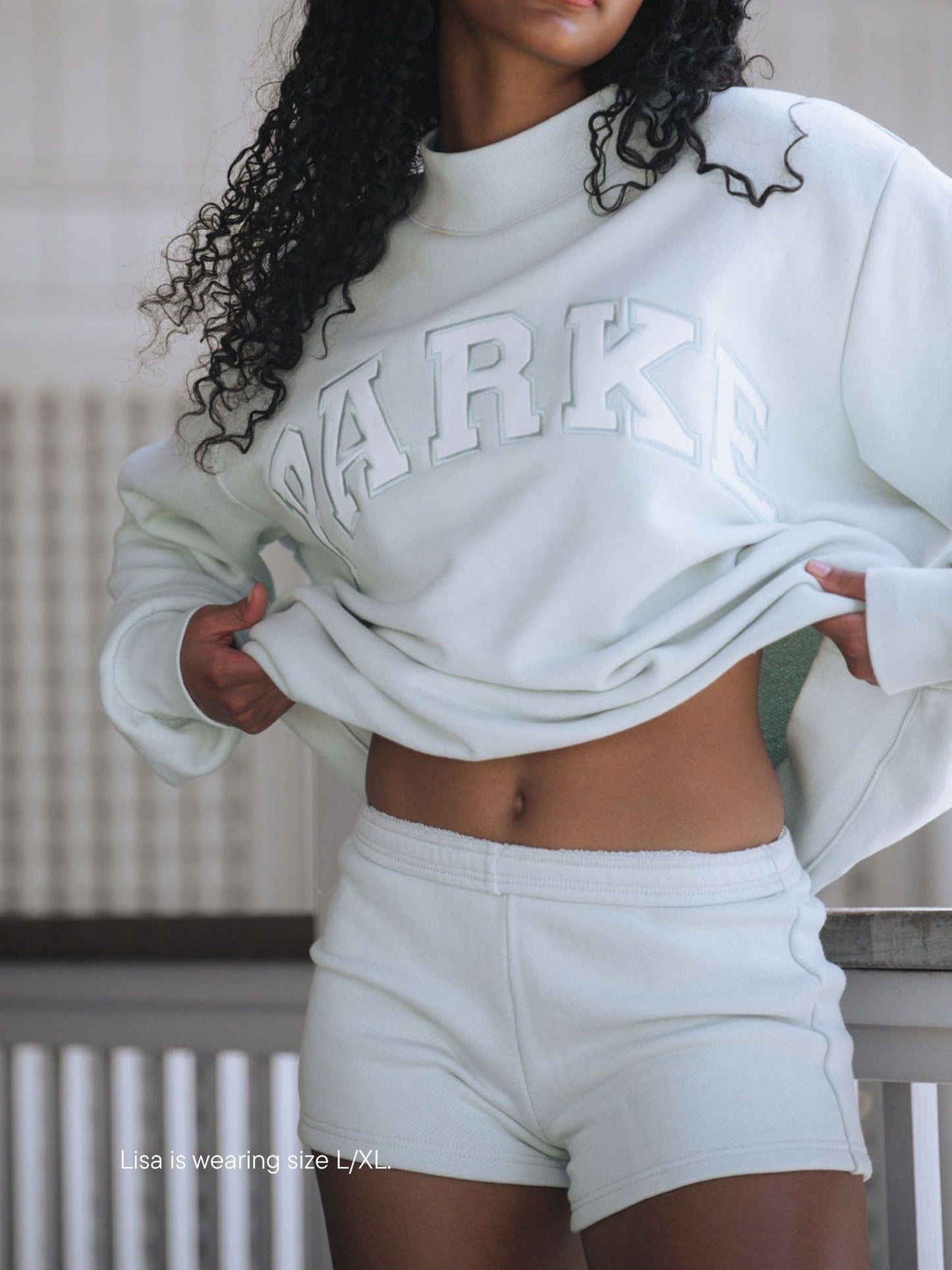 Bridal Varsity Mockneck