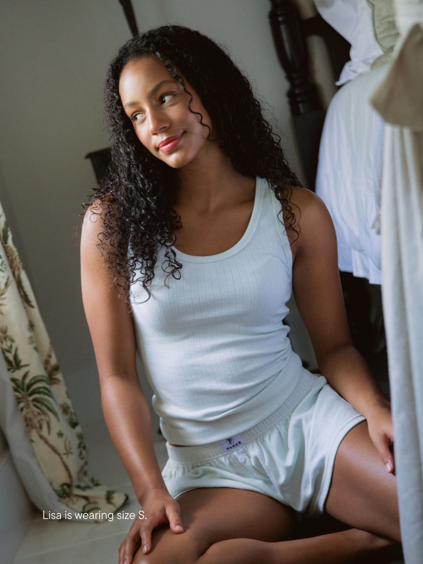 Bridal Pointelle Tank