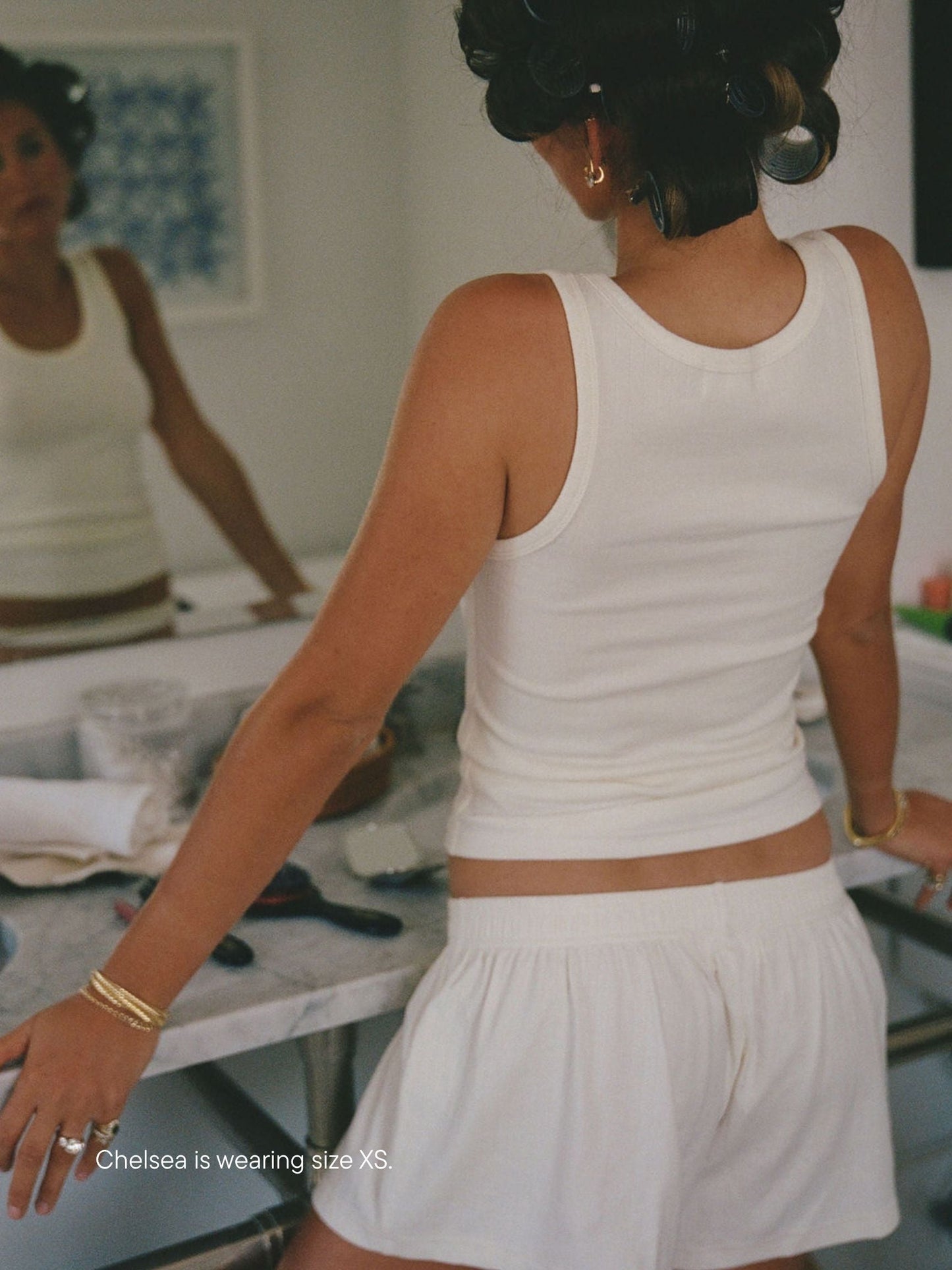 Bridal Pointelle Tank